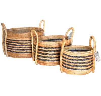 Banana Leaf Round Baskets