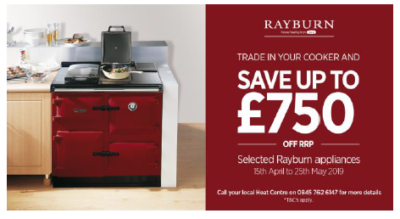 Rayburn Trade-in Offer 15th April - 25th May 2019