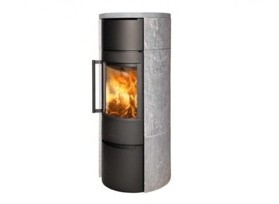 Wiking Luma 6 with soapstone cladding.