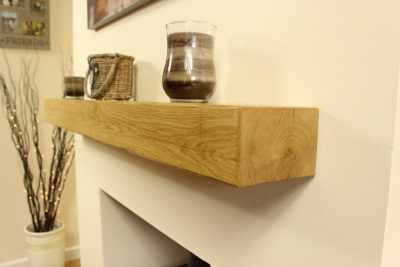 Solid Oak Mantle Deep Grain