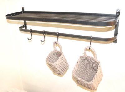 Wall-art-kitchen-hanging-shelf-iron-dean-forge