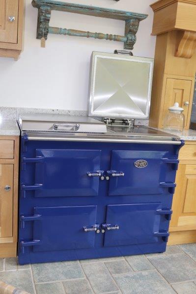 Ex display EverhotPlus Electric Range Cooker in Blue Dean Forge 2